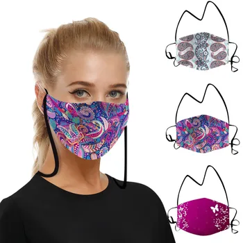 

3pc Adult Mouth Masks for Protection Face Mask Washable Earloop MouthMask Washable bandana Reuse Face dropshipping#3