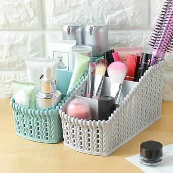 

Storage Plastic Basket Kitchen Box Bin Cloth Container Home Laundry Organizer Desktop Storage Box VDX99