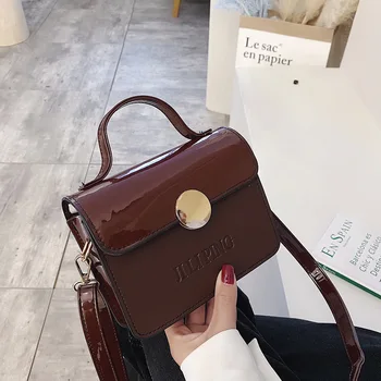 

Rivet Chain Small Crossbody Bags For Women Pu Leather Purses And Handbags Simple Shoulder Messenger Bag Ladies Cross Body Bag