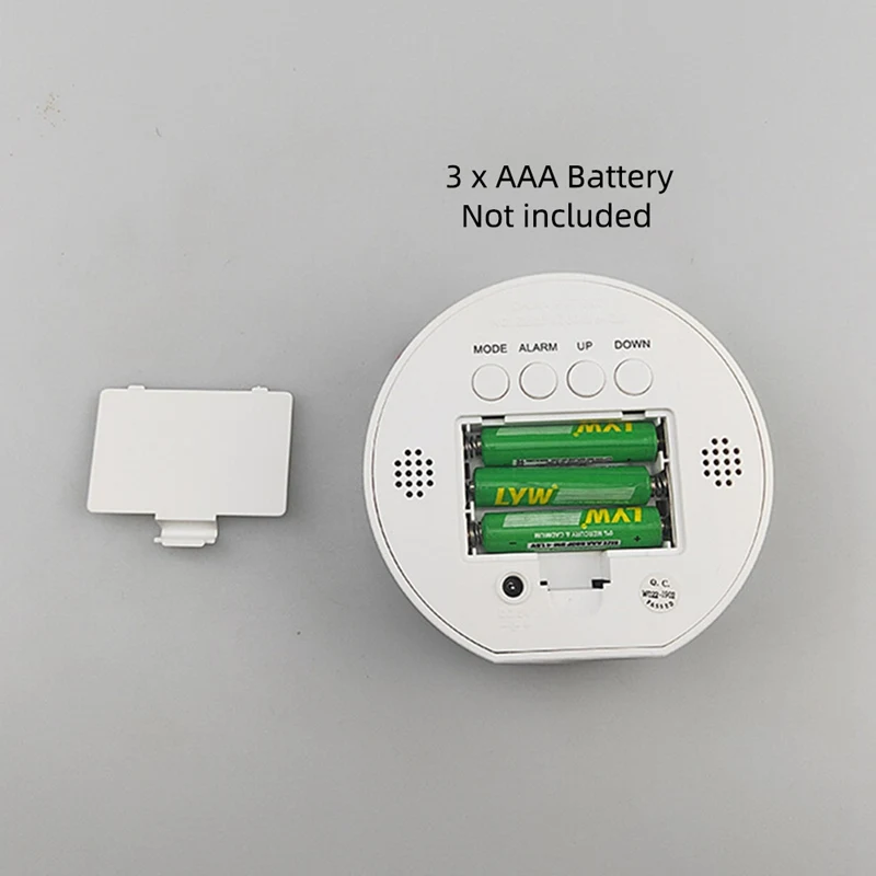 Зеркало для макияжа, будильник, зарядка через usb, Электрический ЖК-дисплей, цифровой дисплей, многофункциональные настольные часы, температурный календарь, домашний декор