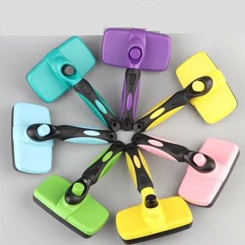 

Self Clean Hair Dog Brush Slicker Comfortable Small Large Dog Comb Pet Grooming Tools Cat Fits Various Hair