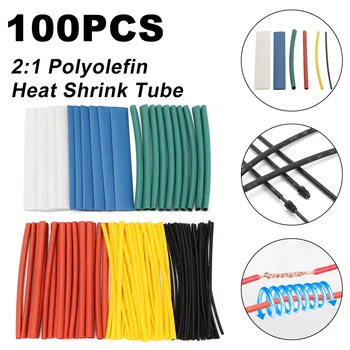 

1000Pcs Heat Shrink Tubing Kit Tubing Insulated Sleeving For Wrap Wire Set Tubing Wrap Sleeve Assorted Halogen-Free