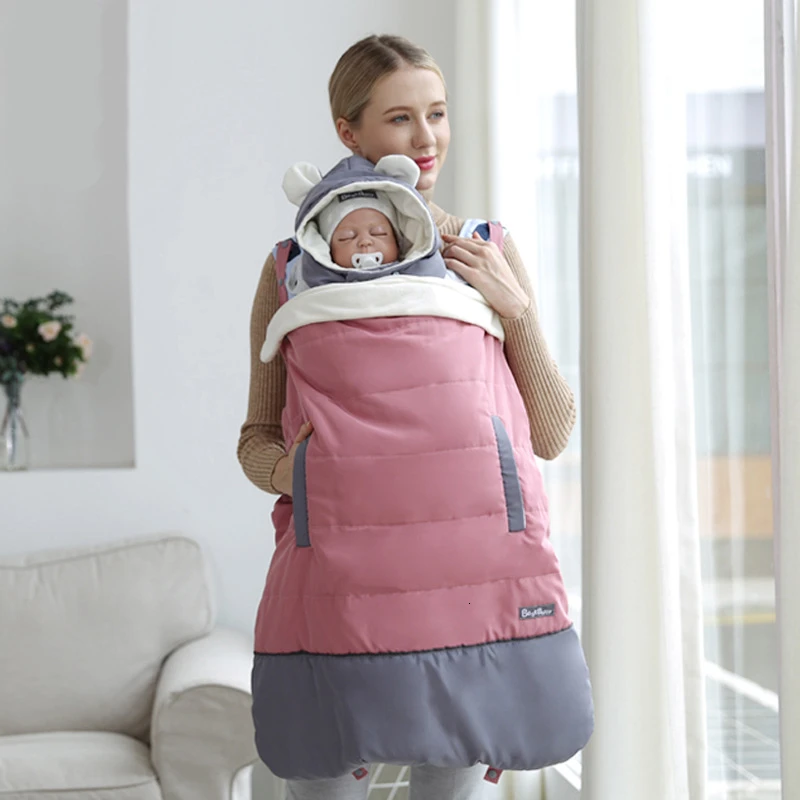 Soboba Baby Carrier Cover эргономичный толстый ветрозащитный бандаж для беременных плащ с капюшоном плащ мантия уровень зимние переноски пальто