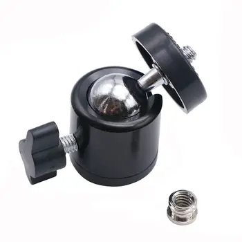 

Universal Small Tripod Ball Head Ball With 1/4 "3/8" Adapter For DSLR Digital Camera Portable Flexible Camera Tripod Adapter