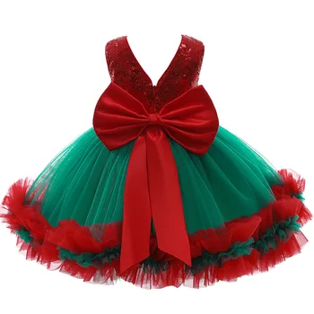 

Christmas Dress Winter Baby Girls Clothes Sequin Kids Dresses For Girls Wedding Party Princess Dress vestidos Children Clothing