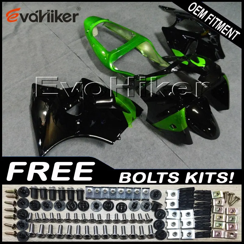 Заказной обтекатель для ZX-6R 2000-2002 ZZR600 05-08 ABS мотор панели тела комплект литья под давлением светло-голубой+ подарки - Цвет: C