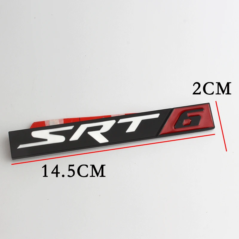 Металлическое украшение для кузова автомобиля SRT8 SRT6 логотип наклейка на заднюю