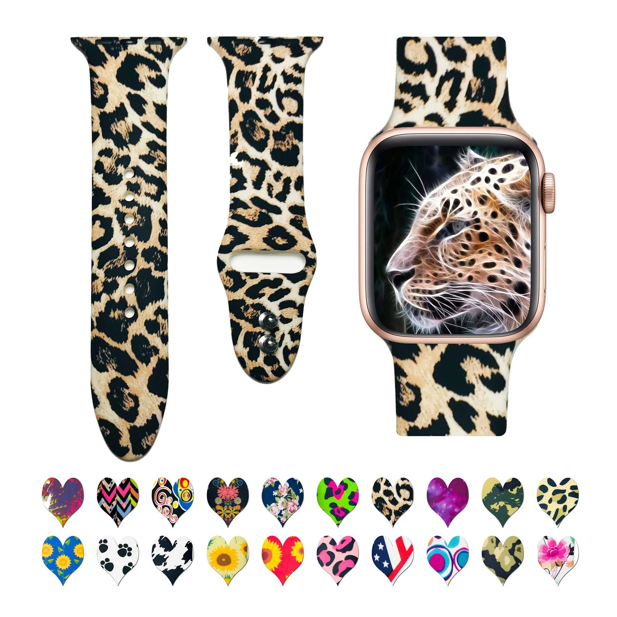 Ремешок силиконовый для Apple Watch Band 6 Series 654321 38 мм 40 42 44 | Наручные часы
