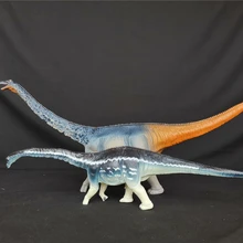 Большой динозавр модель игрушки коллектор мягкий ПВХ apatosurus развивающие игрушки украшение ребенок подарок на день рождения