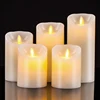 Flameless Wedding Decorative Candles Battery Operated Pillar Real Wax Wick Electric LED Candle Gift Sets with Remote Control ► Photo 2/5