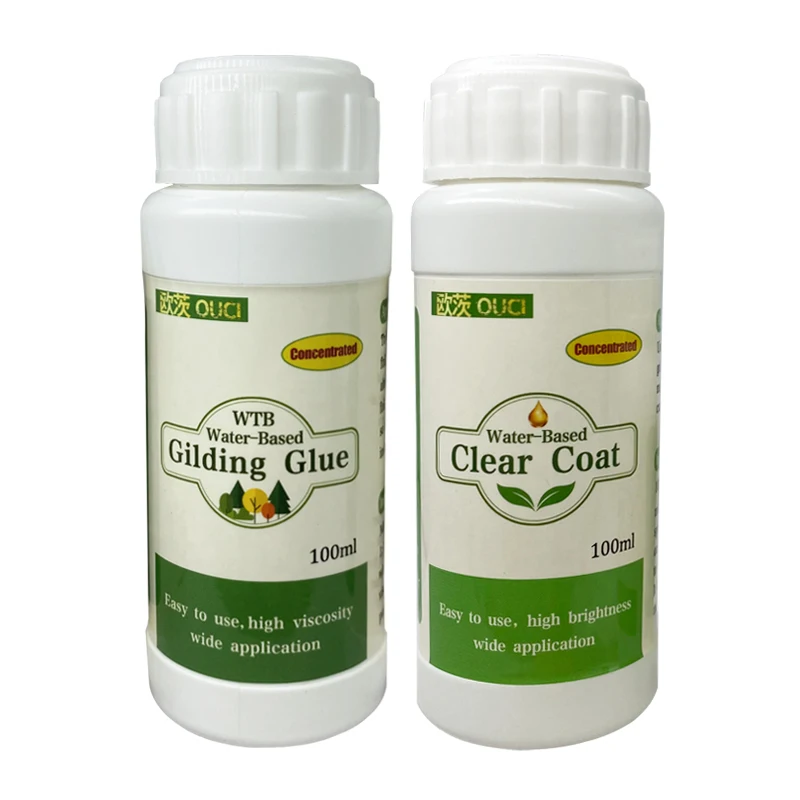 Золоченый клей для художественных работ листы из золотой фольги украшения дома