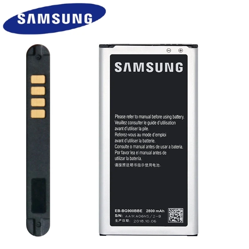 Батарея EB-BG900BBC EB-BG900BBE для Samsung Galaxy S5 G900S G900F G9008V 9006V 9008W 9006W с ближней бесконтактной связи EB-BG900BBE EB-BG900BBU