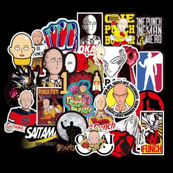 

70pcs/pack Punch Superman Anime Sticker Travel Stickers for DIY Sticker on Suitcase Luggage Laptop Bicycle Skateboard Car