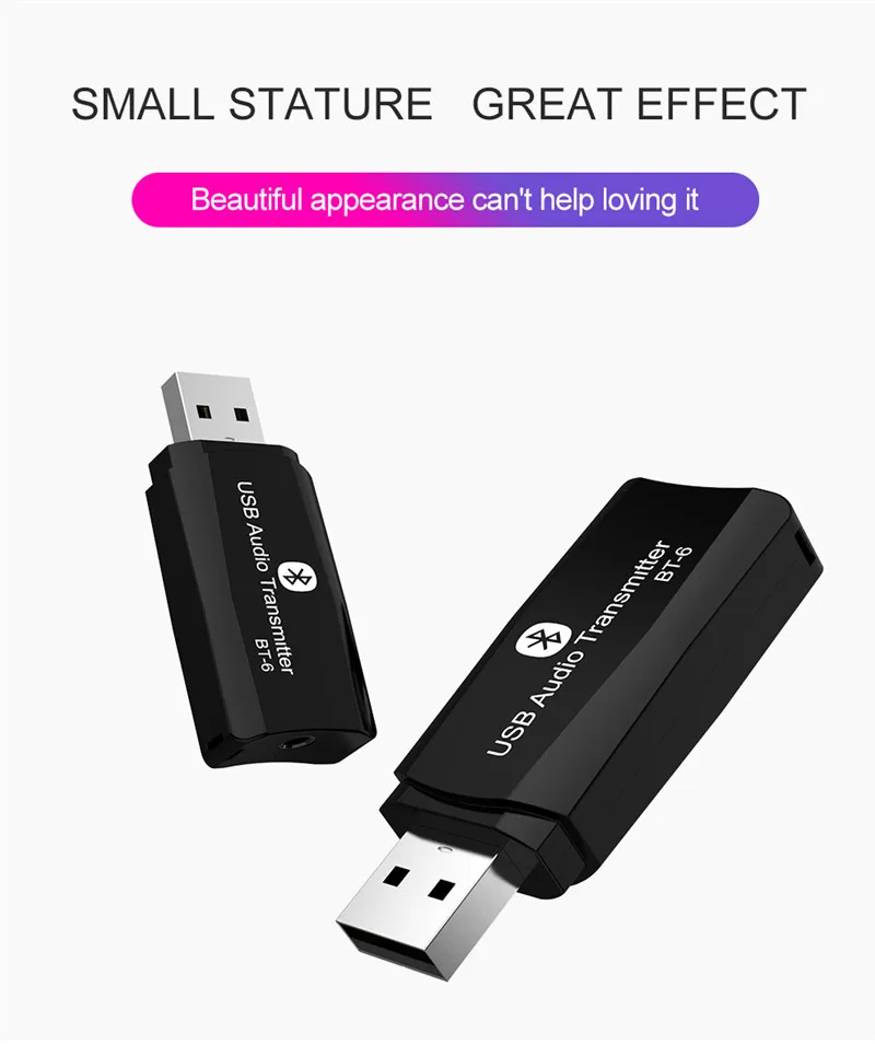 Likike Bluetooth 5,0 аудио приемник передатчик мини стерео Bluetooth AUX RCA USB 3,5 мм разъем для ТВ ПК автомобильный комплект беспроводной адаптер