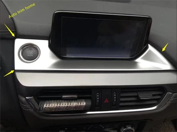 

Dashboard Navigation Display Screen Panel Decoration Accessories Cover Trim Fit For Mazda 6 2016 2017