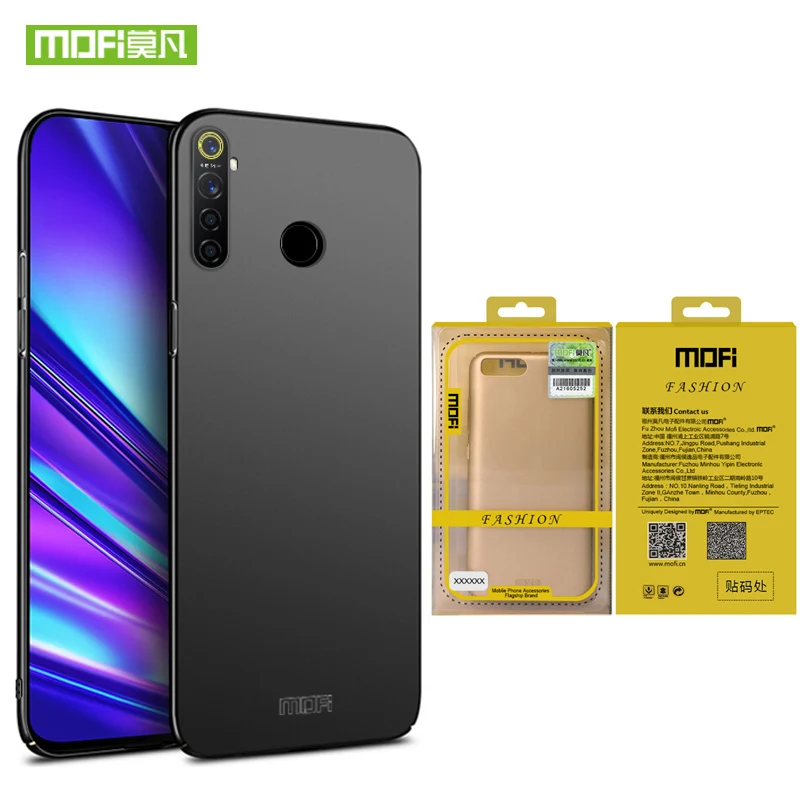 Для OPPO Realme Q чехол оригинальный MOFi роскошный PC защитный для телефона жесткий 5 Pro
