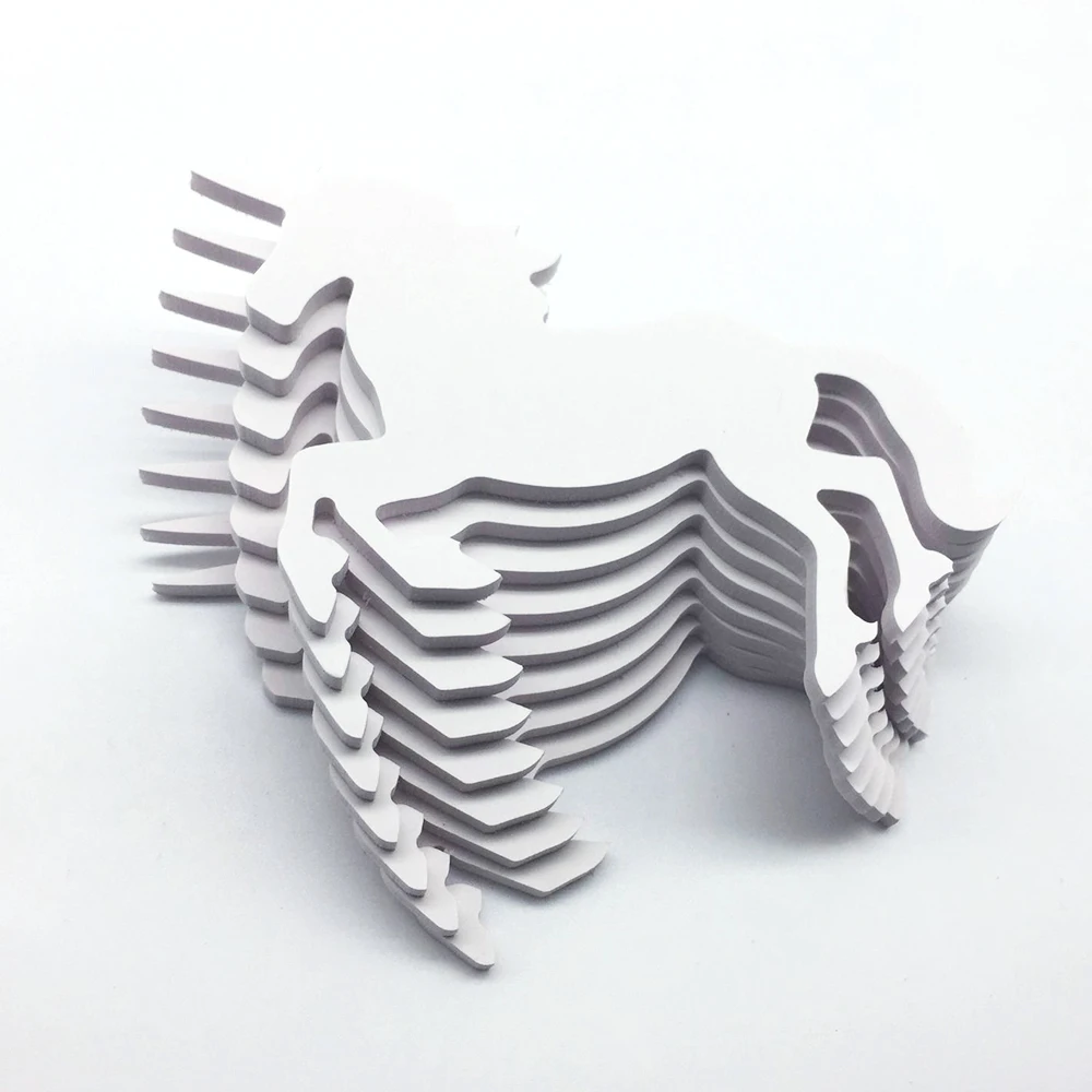Carveman Ins/Лидер продаж, дизайн с рисунком единорога декоративные 3dwall Стикеры искусство постер на стену наклейки для детской комнаты украшения INS3D017