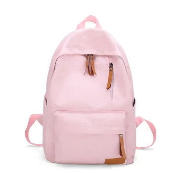 

New Women backpacks fashion simple teenager girls student schoolbags female Outdoor Multi-pocket Candy colors travel Backpacks