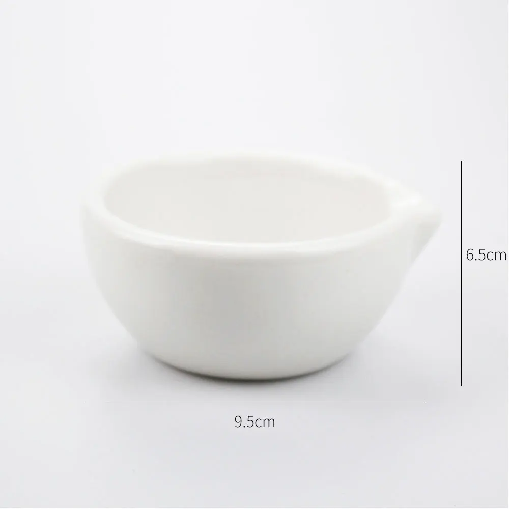60 мм мини фарфоровая ступка и пестик смешивания шлифовальная чаша набор DIY белый кухонные инструменты