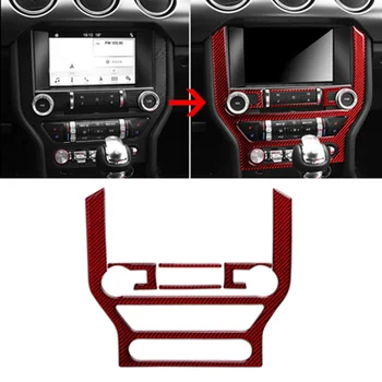 

5* Car Auto Interior Center Console Frame Trim Cover For Ford Mustang 2015-2019