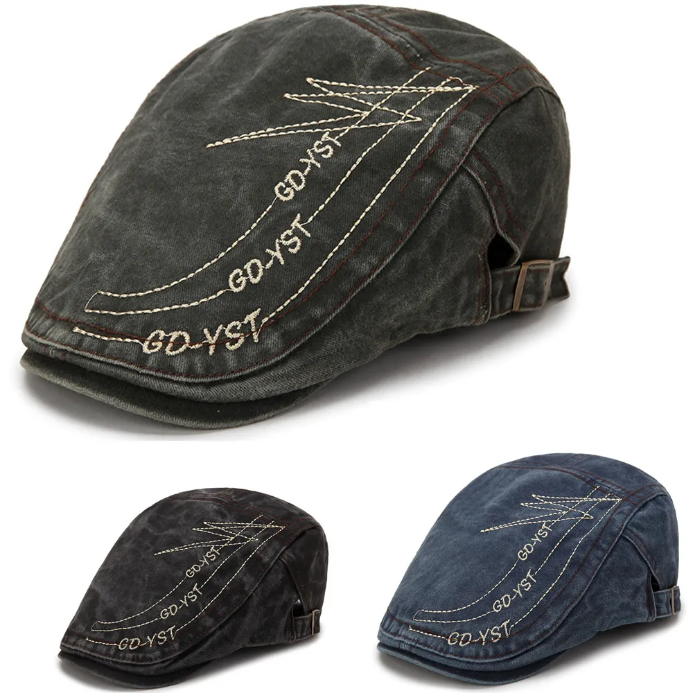 Мужская хлопковая Ретро Кепка для гольфа вождения солнца таблетки газетная