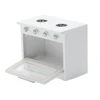 1/12 Dollhouse Miniature Accessories Mini Wooden Gas Stove Model Simulation Kitchen Furniture Toys for Doll House Decoration 1
