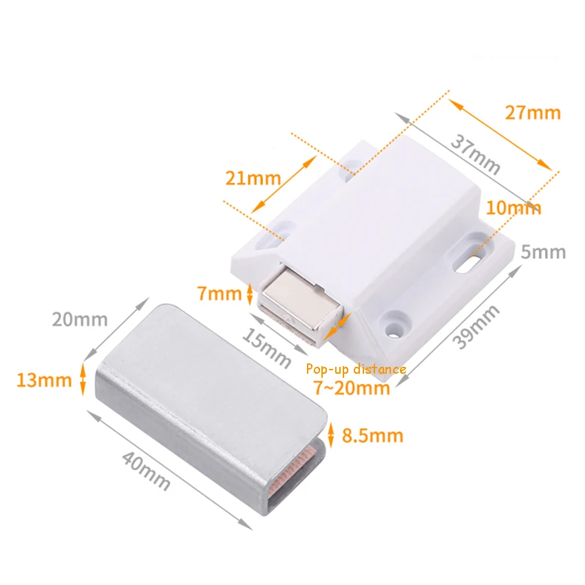 Магнитные стеклянные петли из нержавеющей стали дверная защелка для кухонного