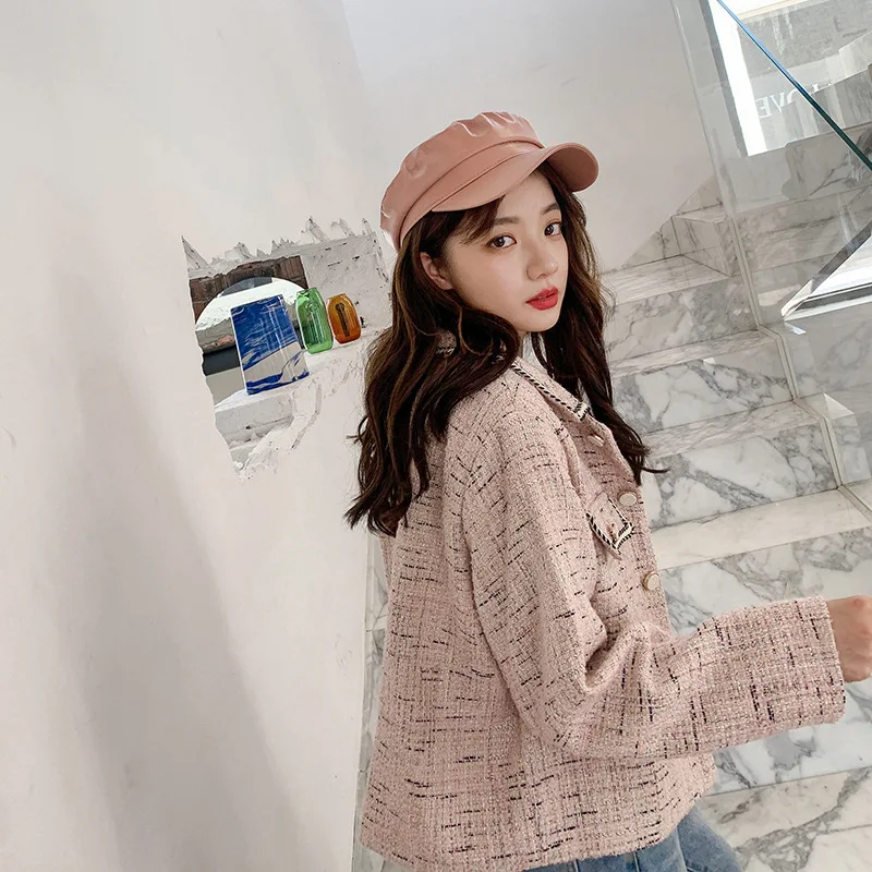 

Early Autumn Graceful Short Coat 2019 Autumn New Style Korean-style Elegant Early Autumn INS Online Celebrity Elegant Casual Top