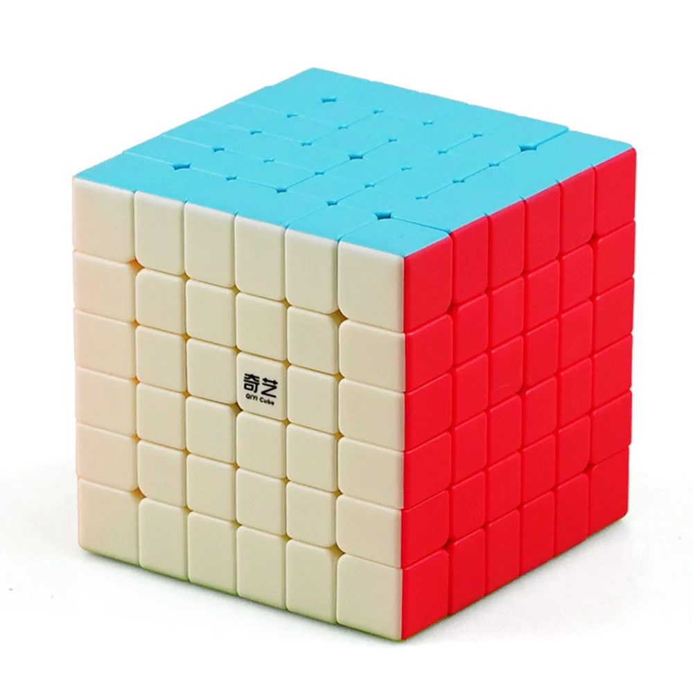 IQ-Cubes QiYi QiFan S 6x6 Cube High Speed Cube Puzzle Magic Professional Learning&Educational Cubos magicos Kid Toys