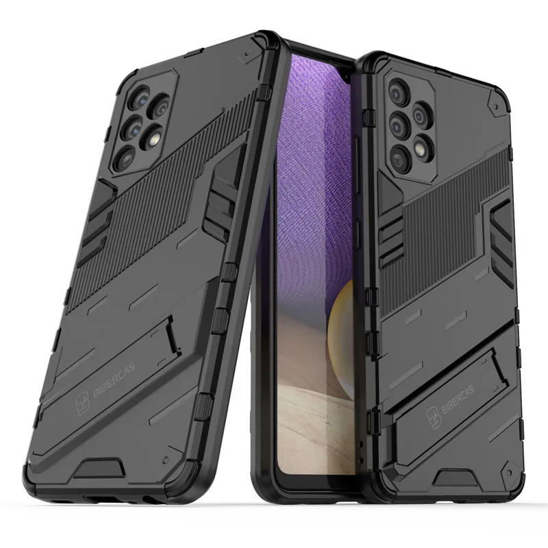 Car Magnetic Holder Stand Armor Phone Case with Back Cover – Enhanced Protection and Convenience