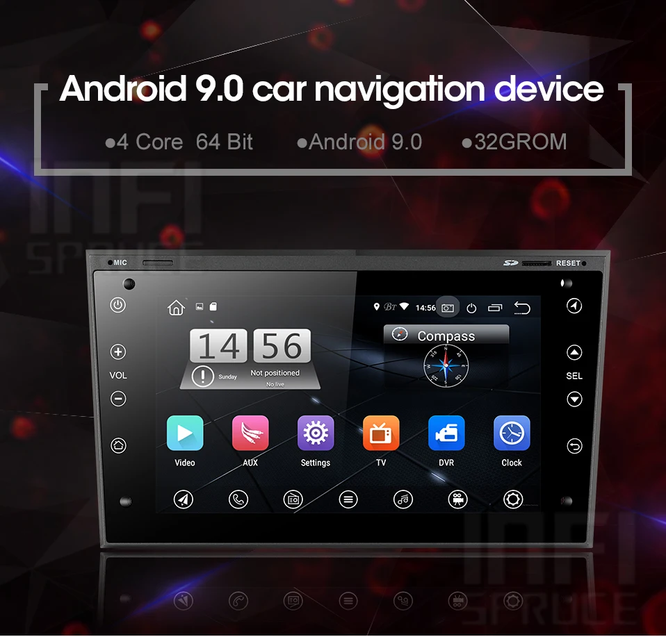 Best Android 9.0 Car dvd for Opel Vauxhall Astra  Meriva Vectra Antara Zafira Corsa Agila Octa-core GPS radio video player navigation 2
