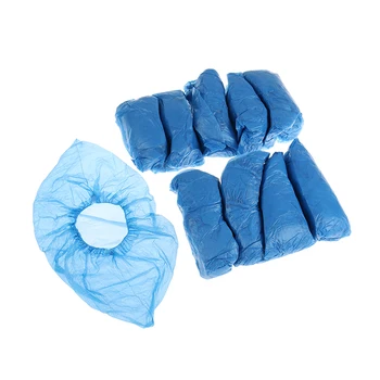 

100 PCS/lot PE Shoe Cover Machine Blue Disposable Convenient And Comfortable Model High Quality Shoe Cover