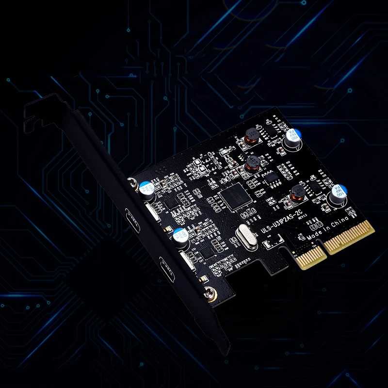 Горячая-супер скорость Usb 3,1(10 Гбит/с) карта с разъемом PCI Express Pci-E 2 порт PCI Express Расширительная карта разъем питания для настольных ПК