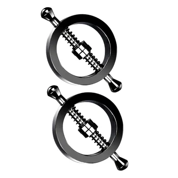 Metal nipple clips Stimulator breast Clamps Bondage Restraints Flirting Teasing BDSM women sex toy slave Couple Torture play 3