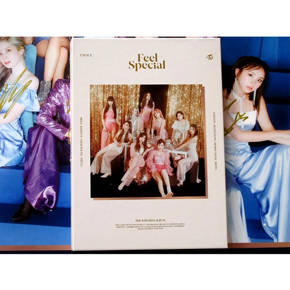 A version Подписанный дважды С Автографом Мини 8-й альбом Feel Special CD+ Фотокнига+ подписанный фото K-POP 102019 - Цвет: A version