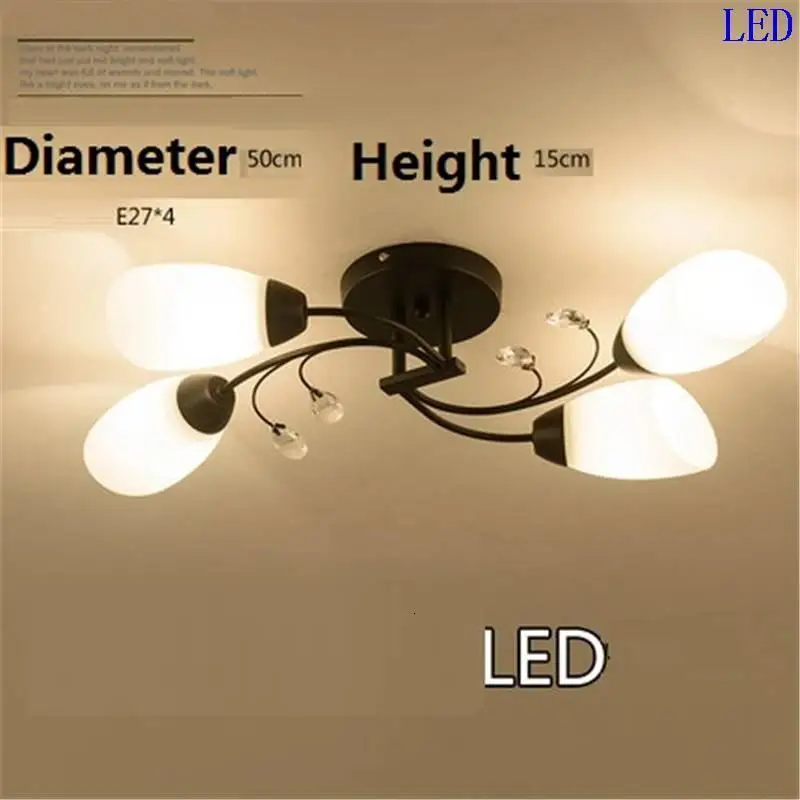 Lustre Candeeiro для гостиной лампа Lampen современный домашний светильник ing Lampara Techo Plafonnier Luminaria De Teto светодиодный потолочный светильник