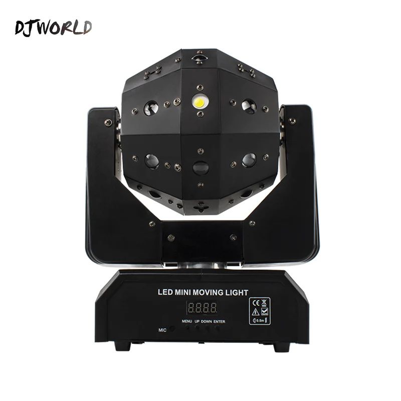 Djworld светодиодный лучевой светильник 16x3 Вт 3 в 1 лазерный футбольный движущийся