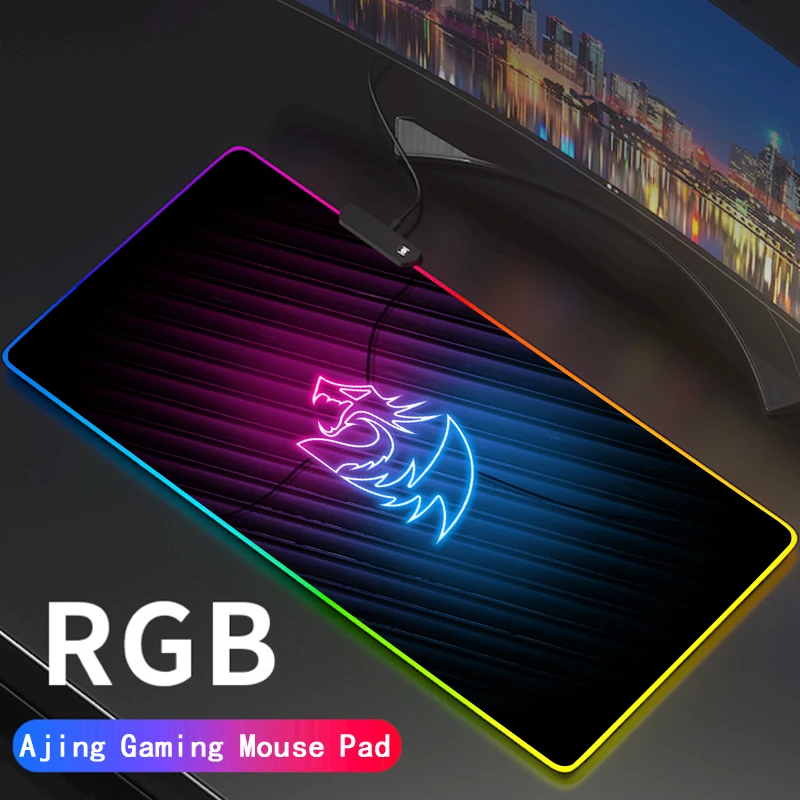 Anime Redrago Big Breast Girl Rgb Mouse Pad Computer Led Gaming Mouse Pad Gamer Large Mause Pad Usb For Red Dragon Mouse Pads Aliexpress