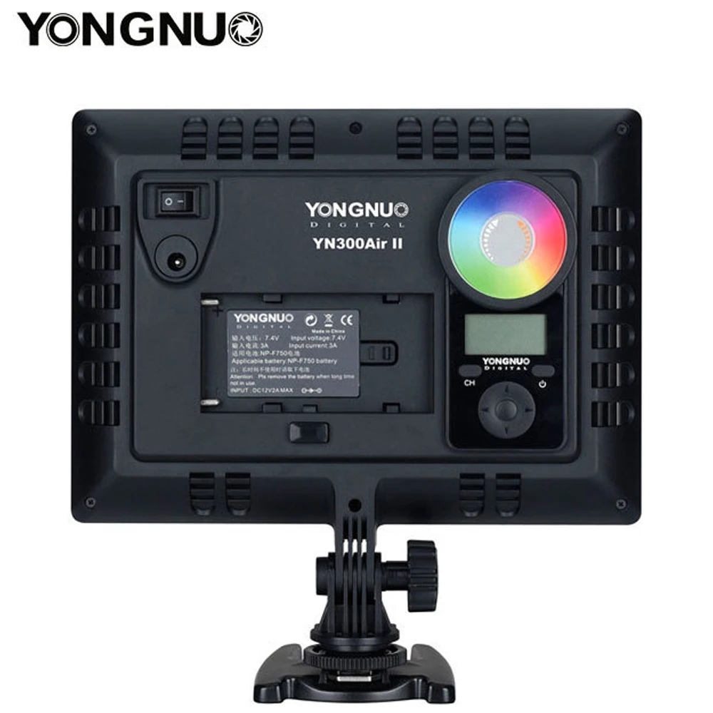 YONGNUO YN300Air II RGB светодиодный светильник для камеры, видео светильник для наружной фотосъемки, полноцветный светодиодный светильник для фотосъемки, студийный светильник для вспышки s