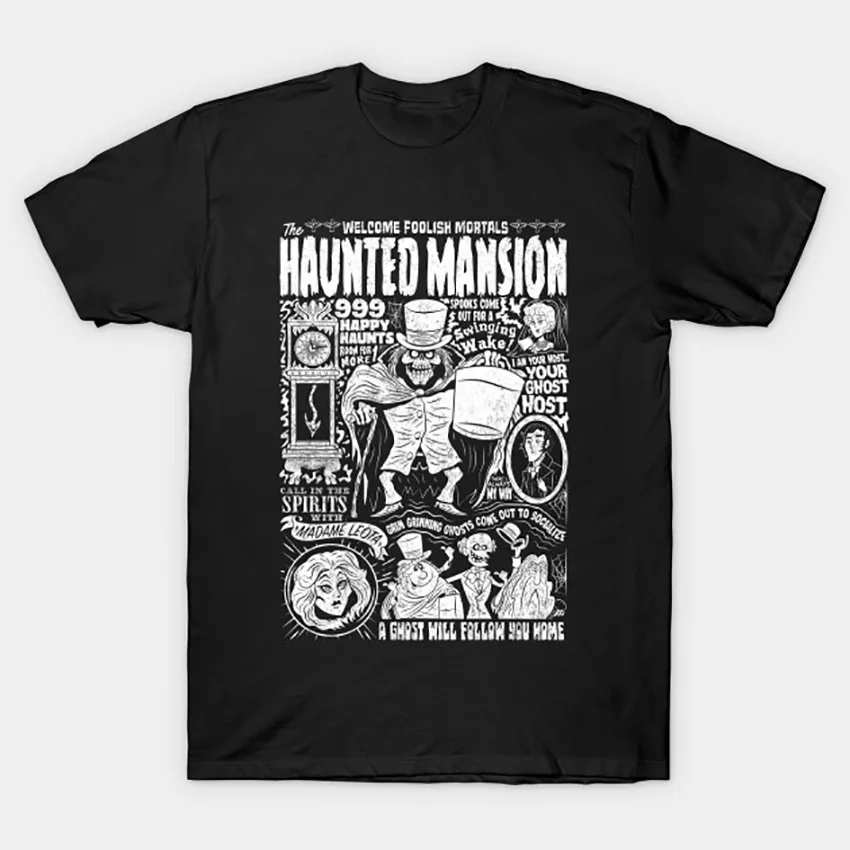 Spookshow особняк футболка с особняком призраками 999happyhaunts hatbox призрак hauntedmansion