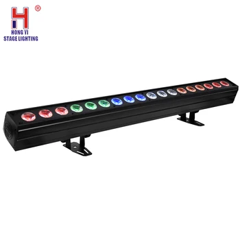 

18x15W RGBWA Led Wall Washer Light Color Changing Linear Strip Lights For Birthday Party Carnival Building