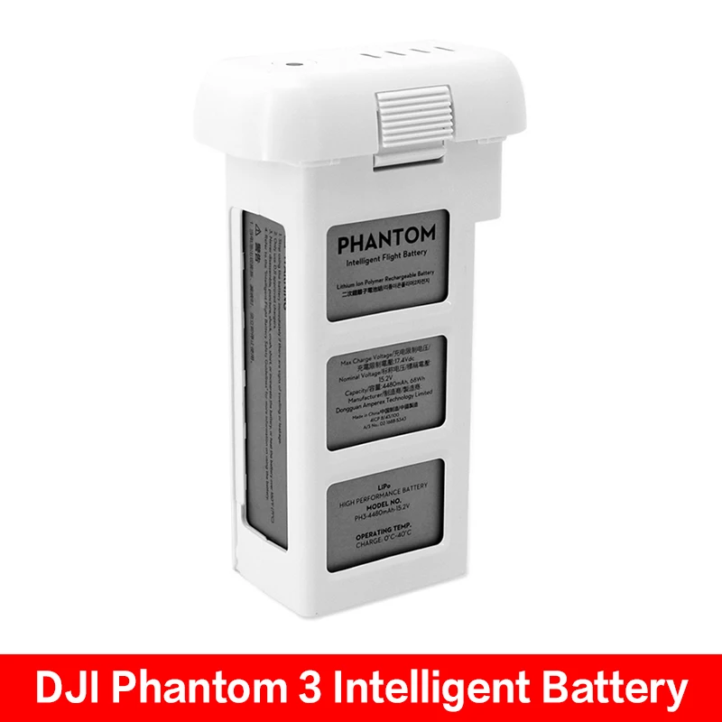 

Original Phantom 3 Series Professional Advanced Drone Intelligent Flight Battery 4480mAh 15.2V LiPo4s for DJI Phantom 3