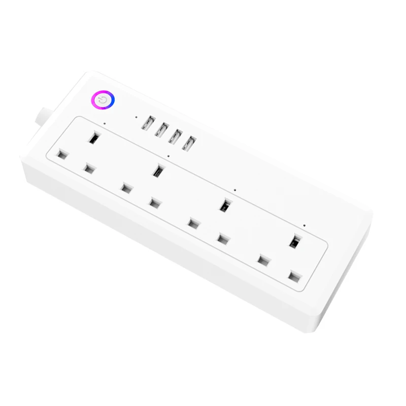 Lonsonho мульти Wi-Fi умная розетка удлинитель USB EU UK US Plug 16A работает с Alexa Google Home Tuya Smart Life APP