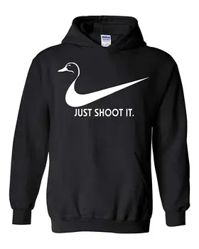 

TSDFC Just Shoot it Duck Hunting Unisex Hoodie Sweatshirtunisex