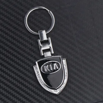 

3D Metal alloy Car Styling Car Logo Fashion Keychain Key Chain Key Rings For KIA Cerato Sportage R K2 K3 K5 Auto Accessories