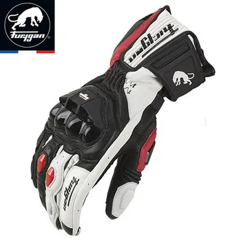 

2019 Furygan-18 motorcycle gloves four seasons anti-collision long riding leather gloves off-road motorcycle gloves hard shell