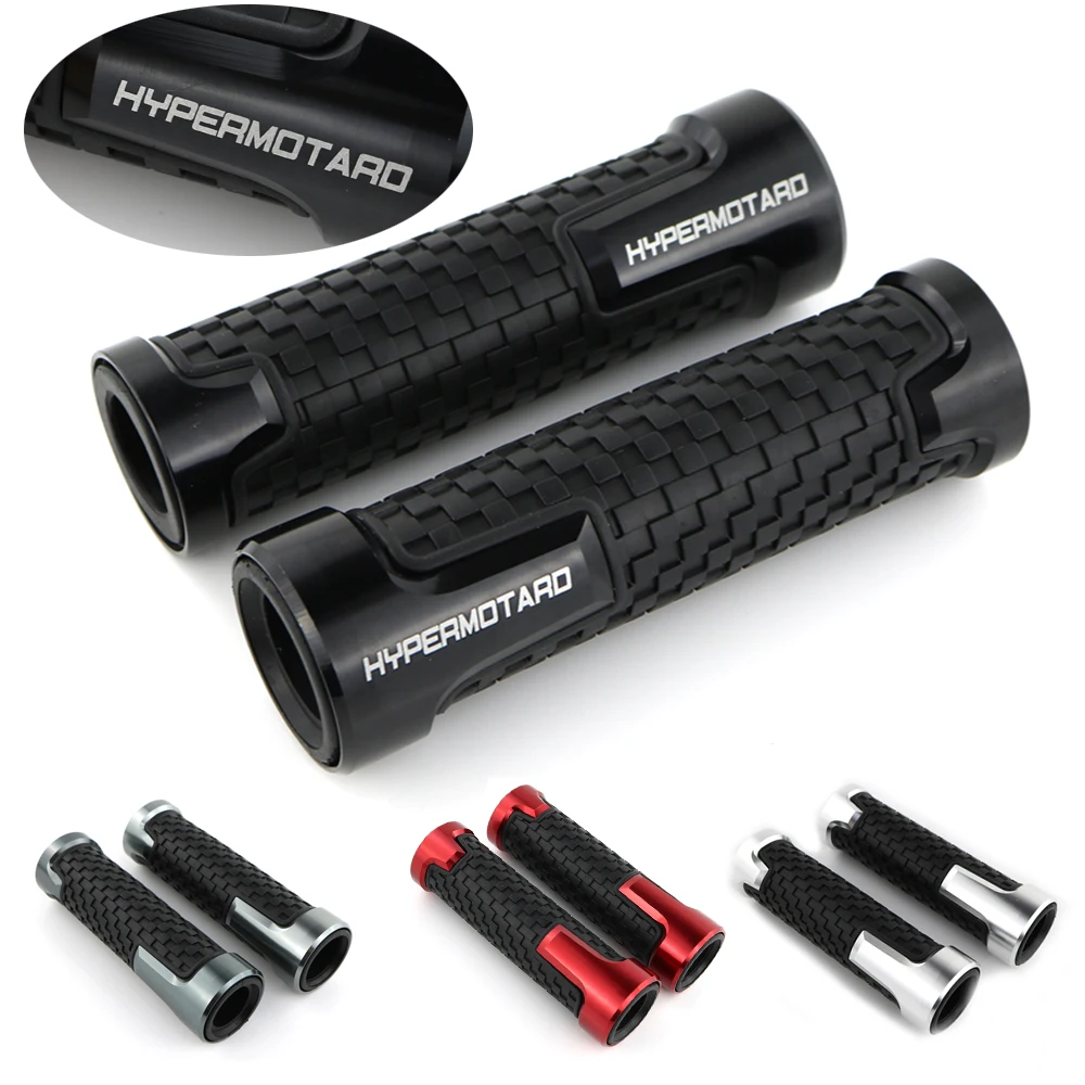

For Ducati HYPERMOTARD 1100/S/EVO SP 796 821SP 821/Strada 939 Handlebar Handle Grips Motorcycle CNC Aluminum None-Slip Rubber