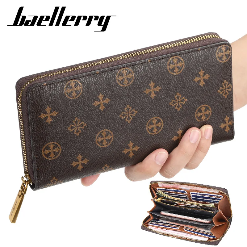 Baellerry мужской кошелек из искусственной кожи клатч модный большой женский кошелек большой емкости мобильный кошелек для телефона для женщин