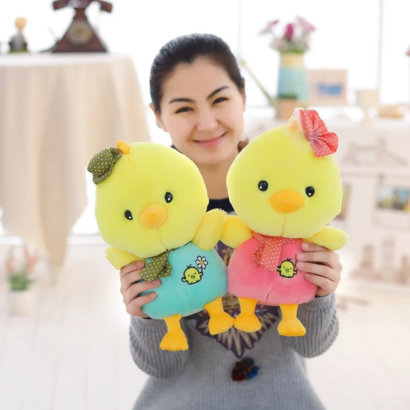 

Creative Yellow Couples Chickens Plush Toys Wedding Lovers' Day Valentine's Day Children's Day Gift