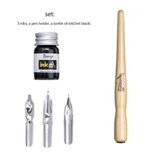 Мультфильм ручка комиксы dip Ручка набор с чернилами круглые наконечники мультяшный комплект товары для рукоделия для рисования
